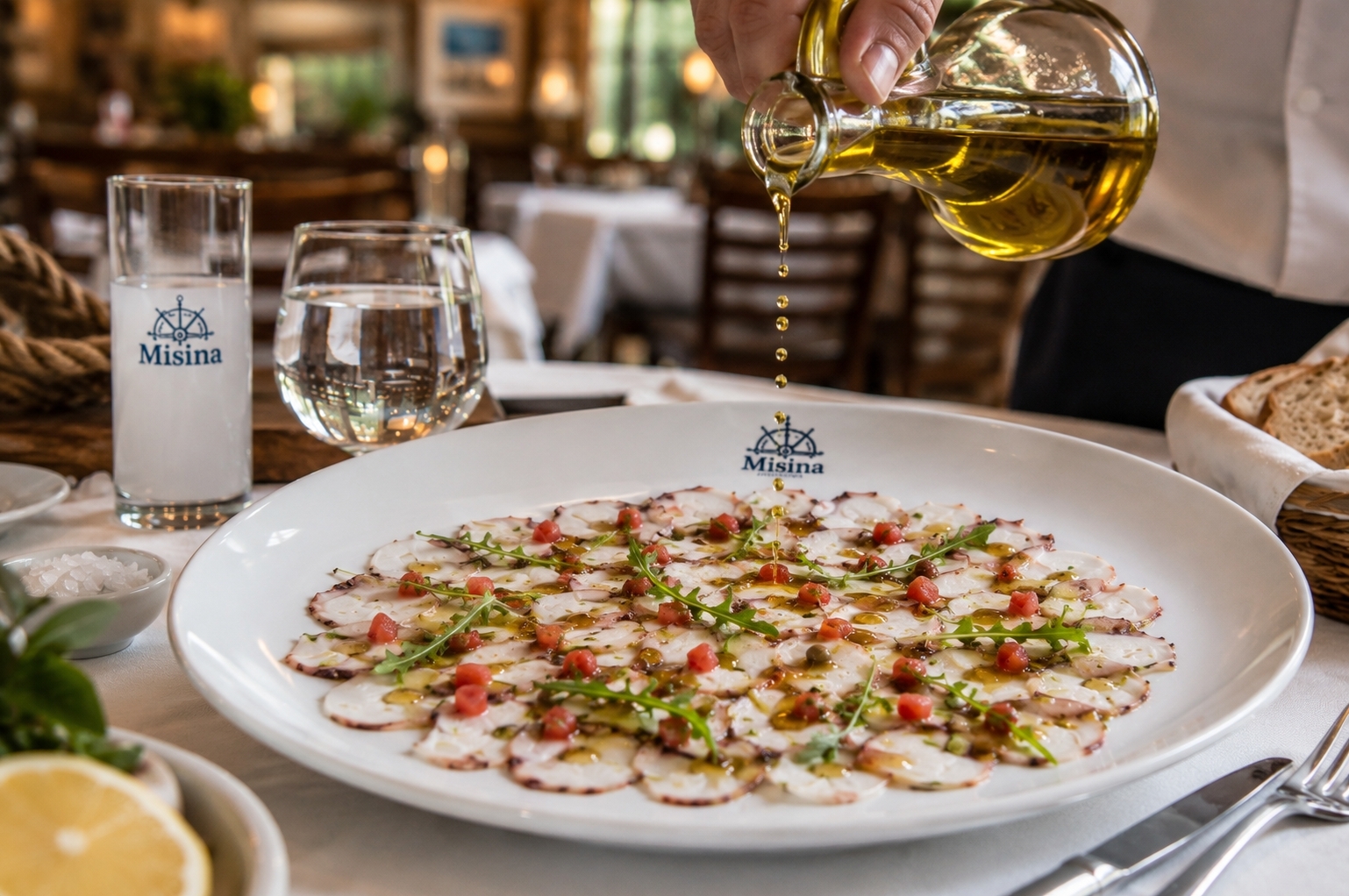 Ahtapot Carpaccio