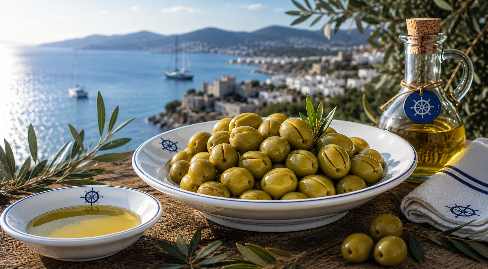 Bodrum Taş Kırma Yeşil Zeytin